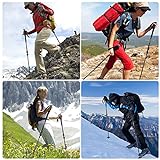 100% Carbon Wanderstöcke,TREKOO Trekkingstöcke Nordic Walking Stöcke Verstellbar 63-135cm Leicht und Einstellbar Walking Stöcke Dämpfungssystem,Ein Paar - 6