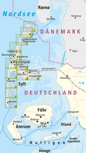 Sylt: Leporello Wanderkarte mit Ausflugszielen, Einkehr- & Freizeittipps und Nordic-Walking-Strecken, wetterfest, reissfest, abwischbar, GPS-genau. 1:25000 (Leporello Wanderkarte / LEP-WK) - 3