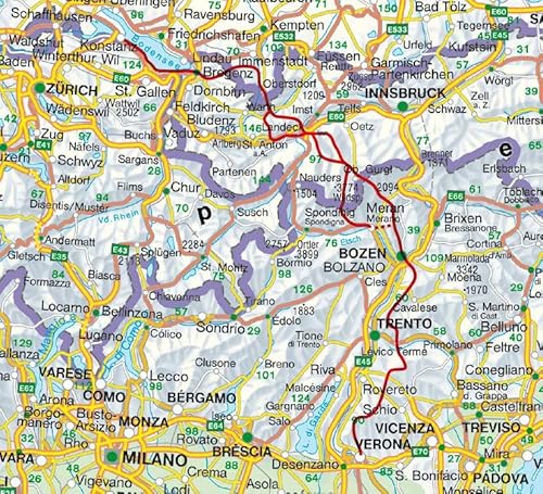 Fernwanderweg E5: Konstanz – Oberstdorf – Meran/Bozen – Verona. 31 Etappen und 14 Varianten. Mit GPS-Tracks (Rother Wanderführer) - 2