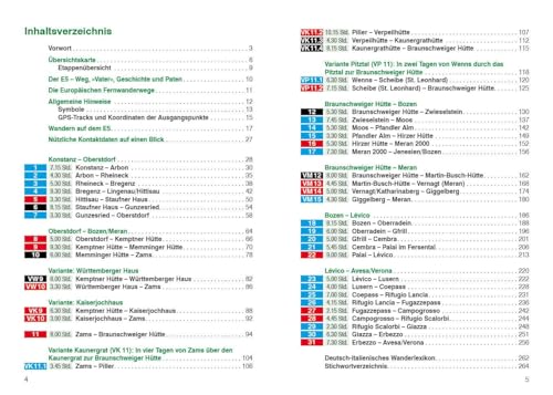 Fernwanderweg E5: Konstanz – Oberstdorf – Meran/Bozen – Verona. 31 Etappen und 14 Varianten. Mit GPS-Tracks (Rother Wanderführer) - 3