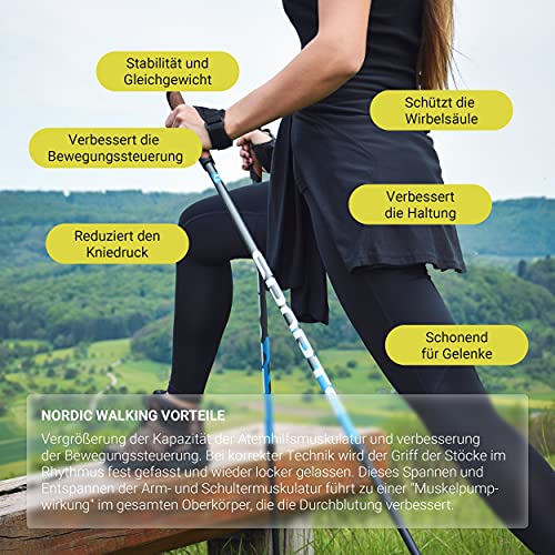 MSPORTS Nordic Walking Stöcke Premium - 6