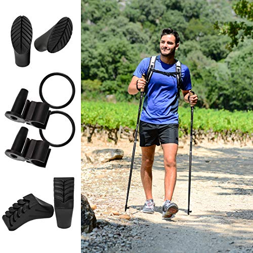 ALPIDEX Superleichter Carbon Nordic Walking Stock - 5