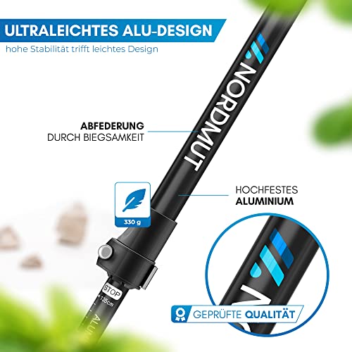 NORDMUT® Wanderstöcke Teleskop Alu | Nordic Walking Stöcke - 3